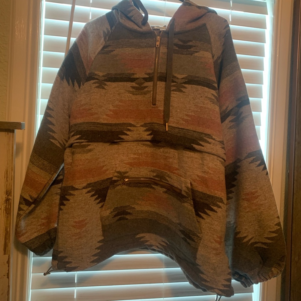Aztec Pullover Shacket/Jacket - image 1